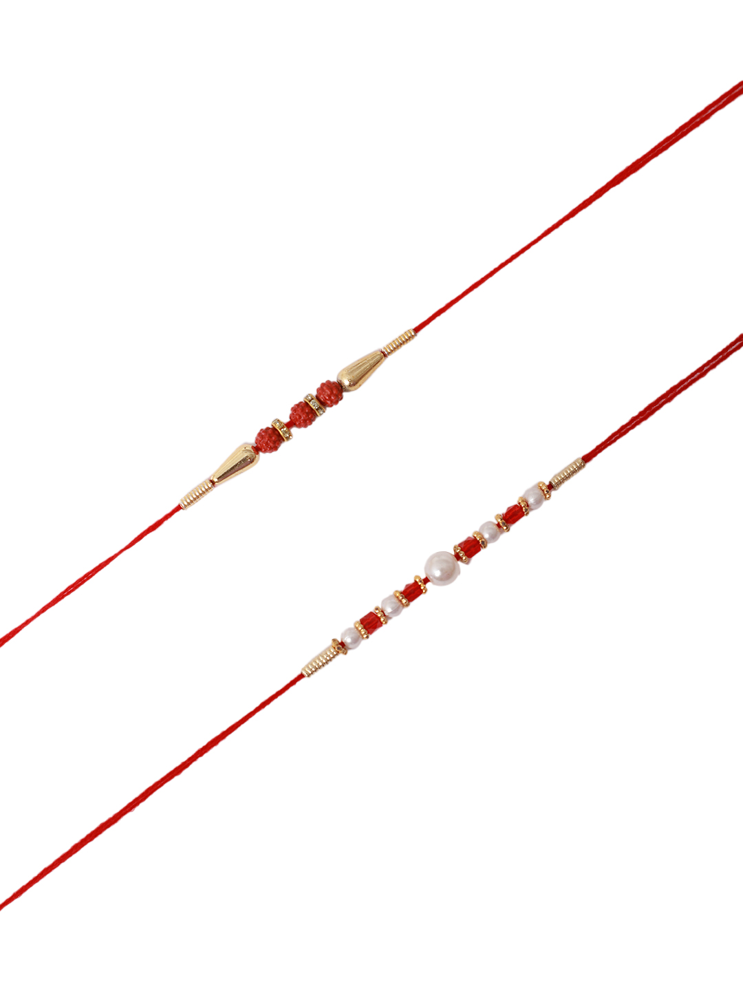 YouBella 2 Rakhi and 2 Greeting Card Combo for Brother, Rakhi Gift for Brother/bhaiyya/bhai (Style 2)